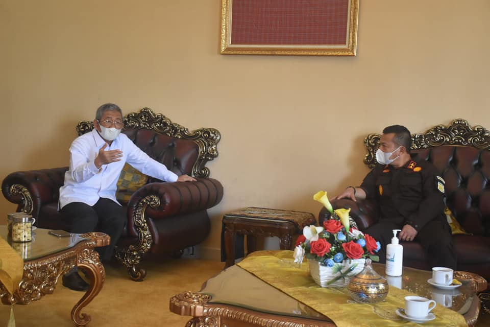 Gubernur dan Kajati Bahas Pemantauan PPKM di Sulbar